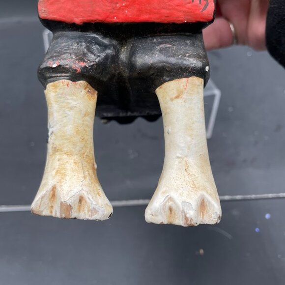 Wood Folk Art Raven Crow Shelf Sitter Reading Flying for Beginners Bermuda Trade - Picture 6 of 10